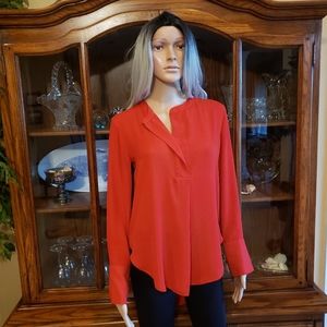 Sale Banana Republic high low blouse womens size xsmall